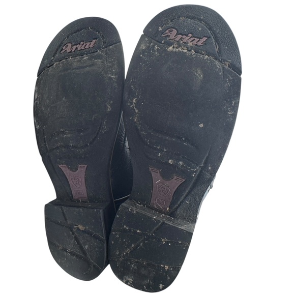 Ariat Women’s Western Style Leather Boots with Detailed Embroidery - Size 8 - Picture 12 of 16